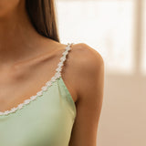 Flower Chain Slip Dress
