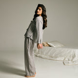 The Linen Stripe Set