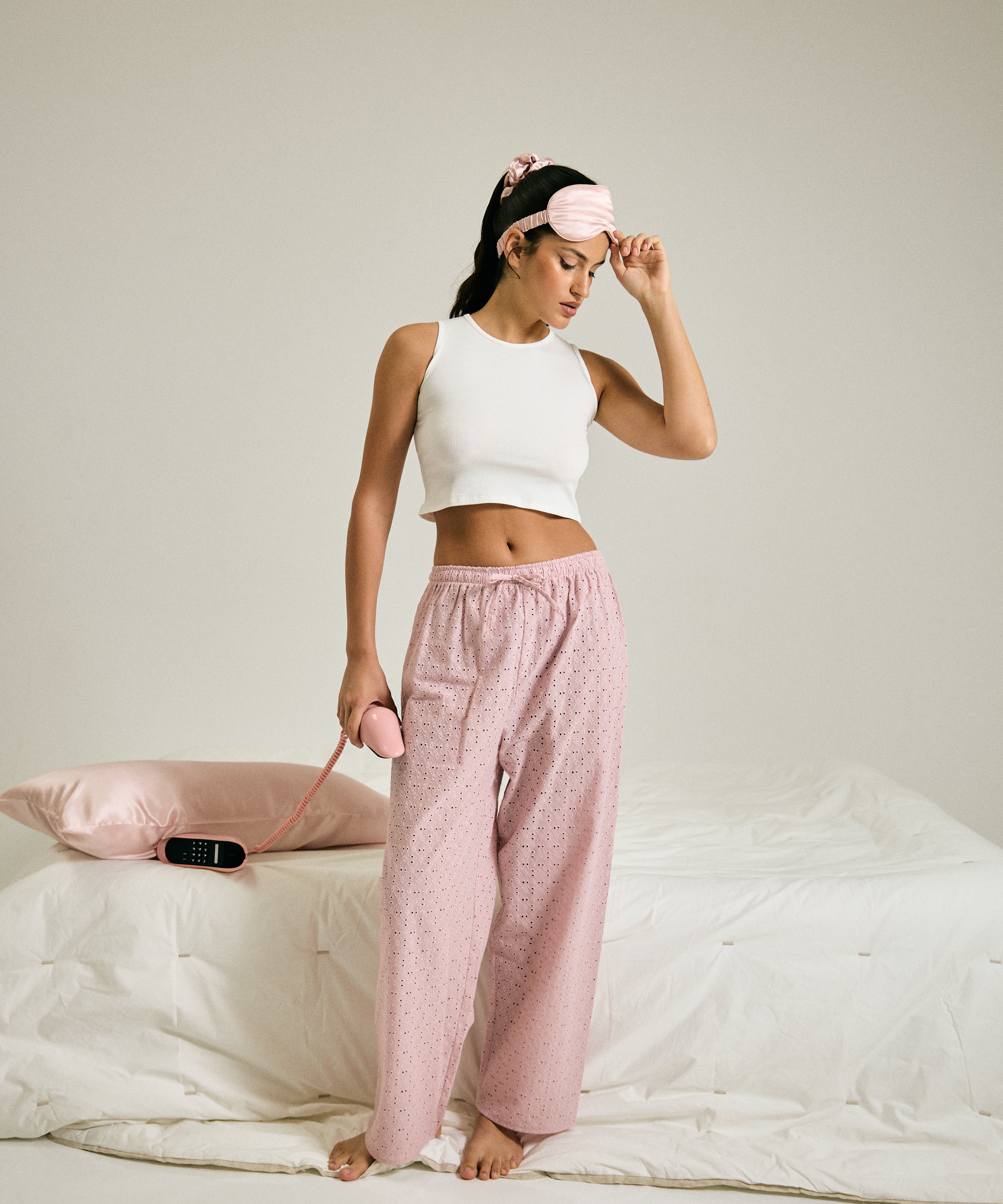 Broiderie Anglaise Pants