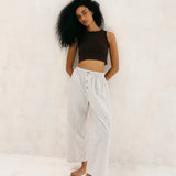 Cotton Poplin Pants