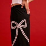 Lace Bow Pants
